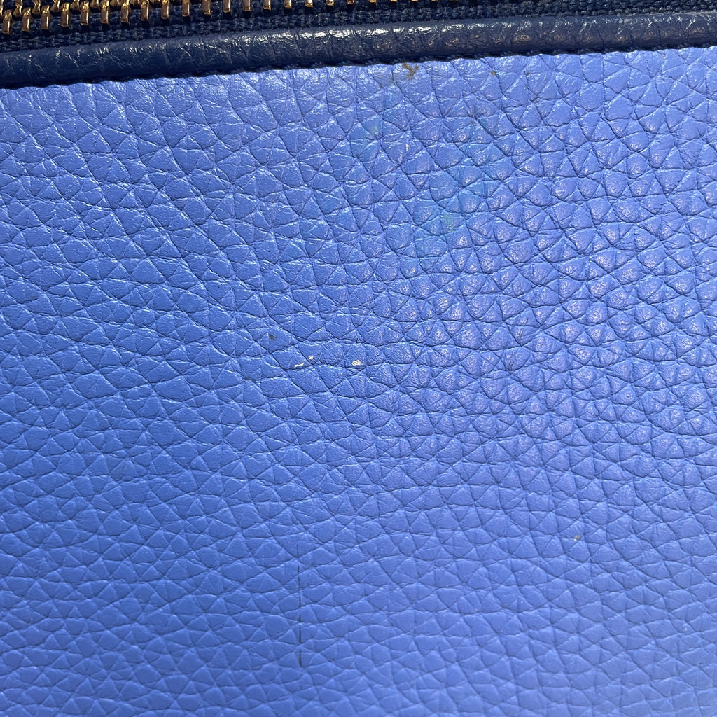 Kate Spade Blue Pebbled Leather Satchel | Pre Loved |