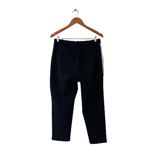 ZARA Black Pants with White Stripes | Gently Used |