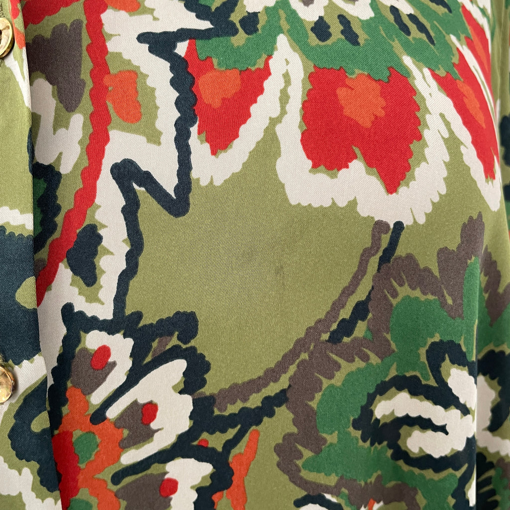 ZARA Green Printed Tunic | Gently Used |