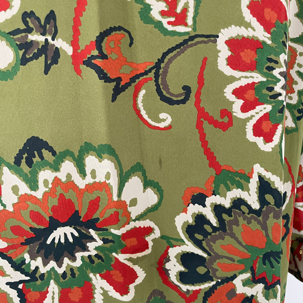 ZARA Green Printed Tunic | Gently Used |