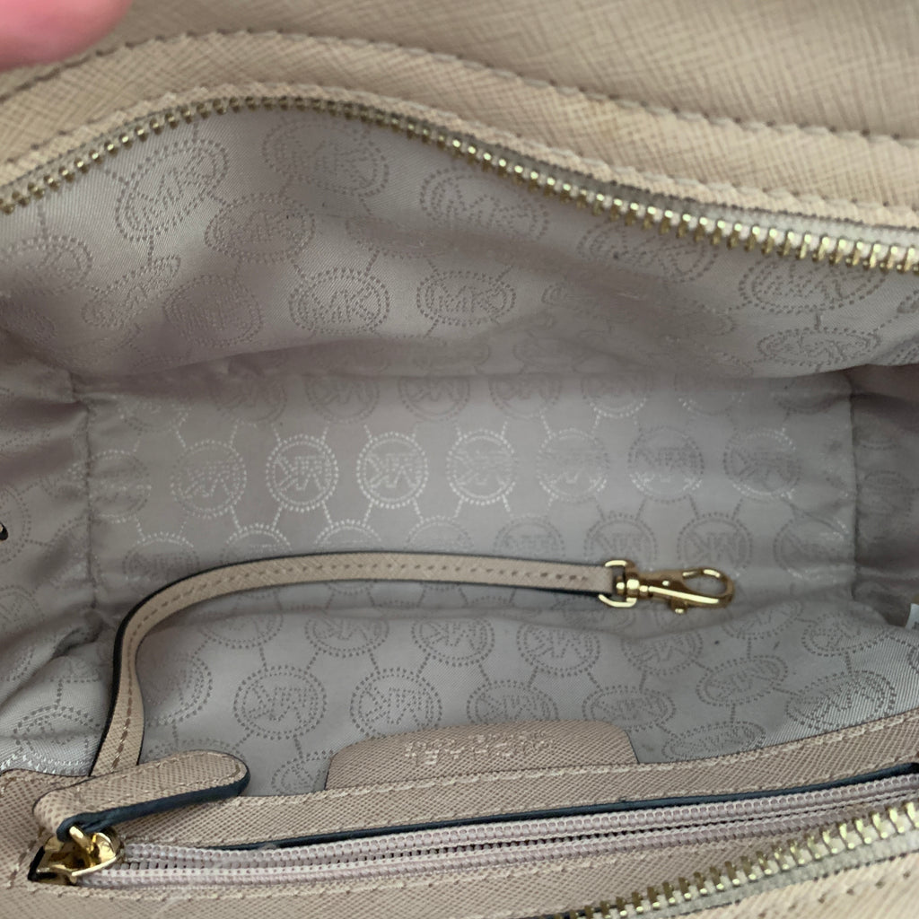 Michael Kors Light Blush Pink Small Studded Selma Crossbody Bag | Pre Loved |