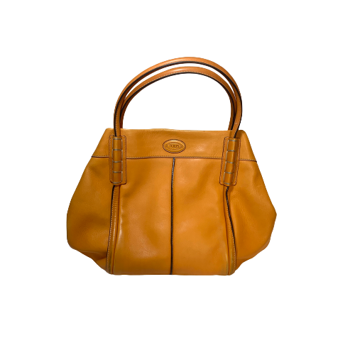 Tod's Mustard Leather Shoulder Bag | Pre Loved |