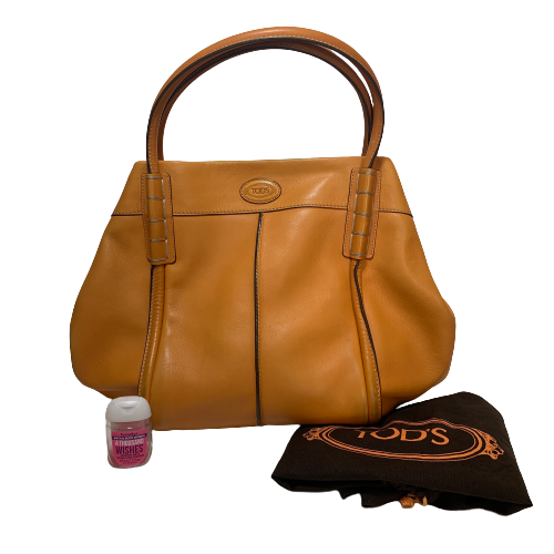 Tod's Mustard Leather Shoulder Bag | Pre Loved |