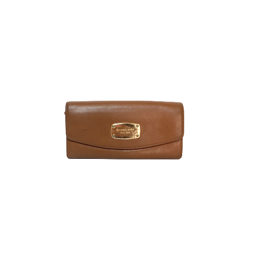 Michael Kors Tan Leather Envelope Wallet | Pre Loved |