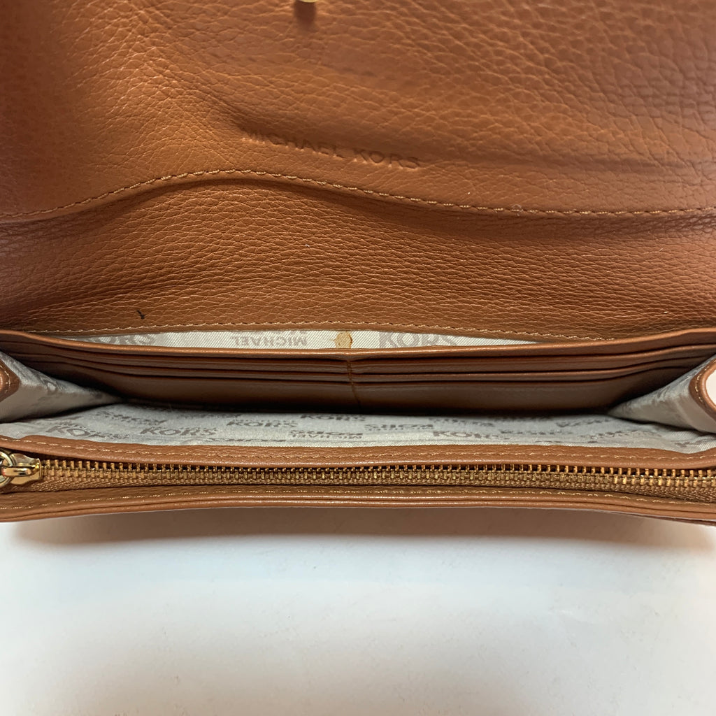 Michael Kors Tan Leather Envelope Wallet | Pre Loved |
