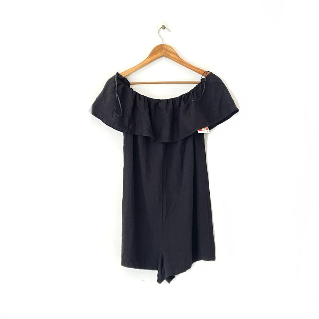 ZARA Black Off-shoulder Playsuit | Brand New |