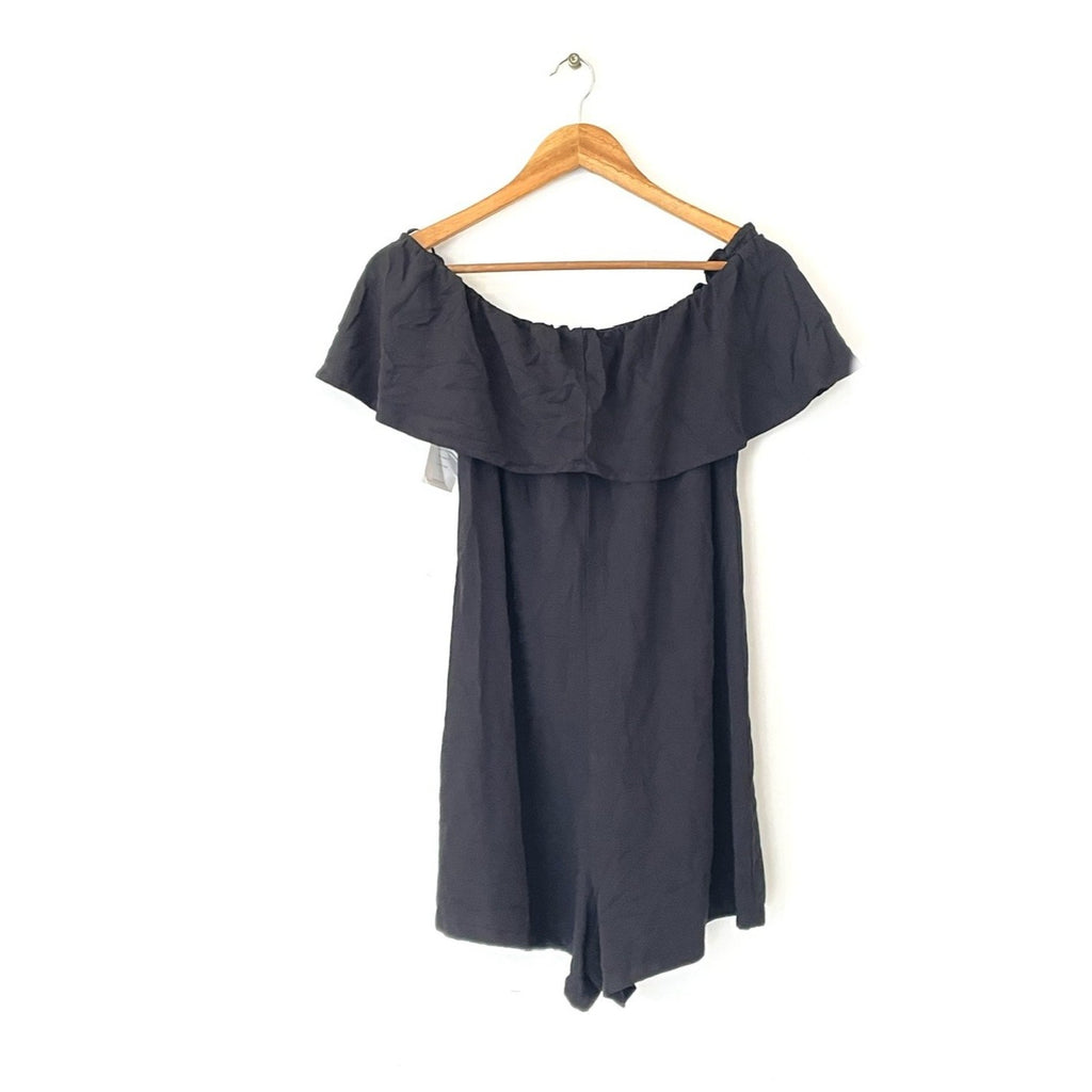 ZARA Black Off-shoulder Playsuit | Brand New |