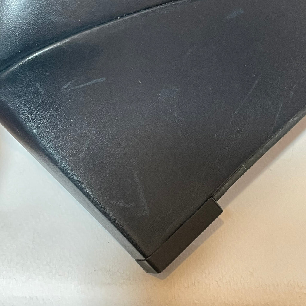 Tory Burch Navy Leather Wedges | Pre Loved |