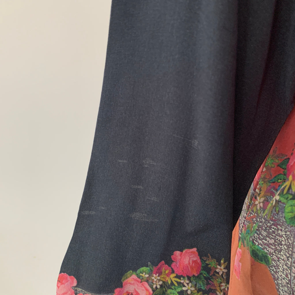 Nida Azwer Printed Crepe Silk Jacket | Gently Used |