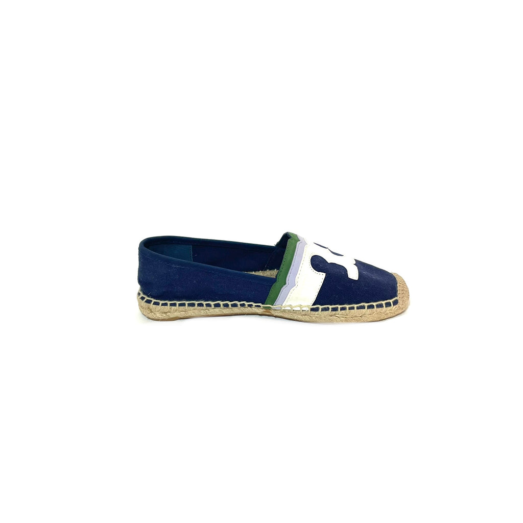 Tory Burch Navy 'Laguna' Espadrilles | Like New |
