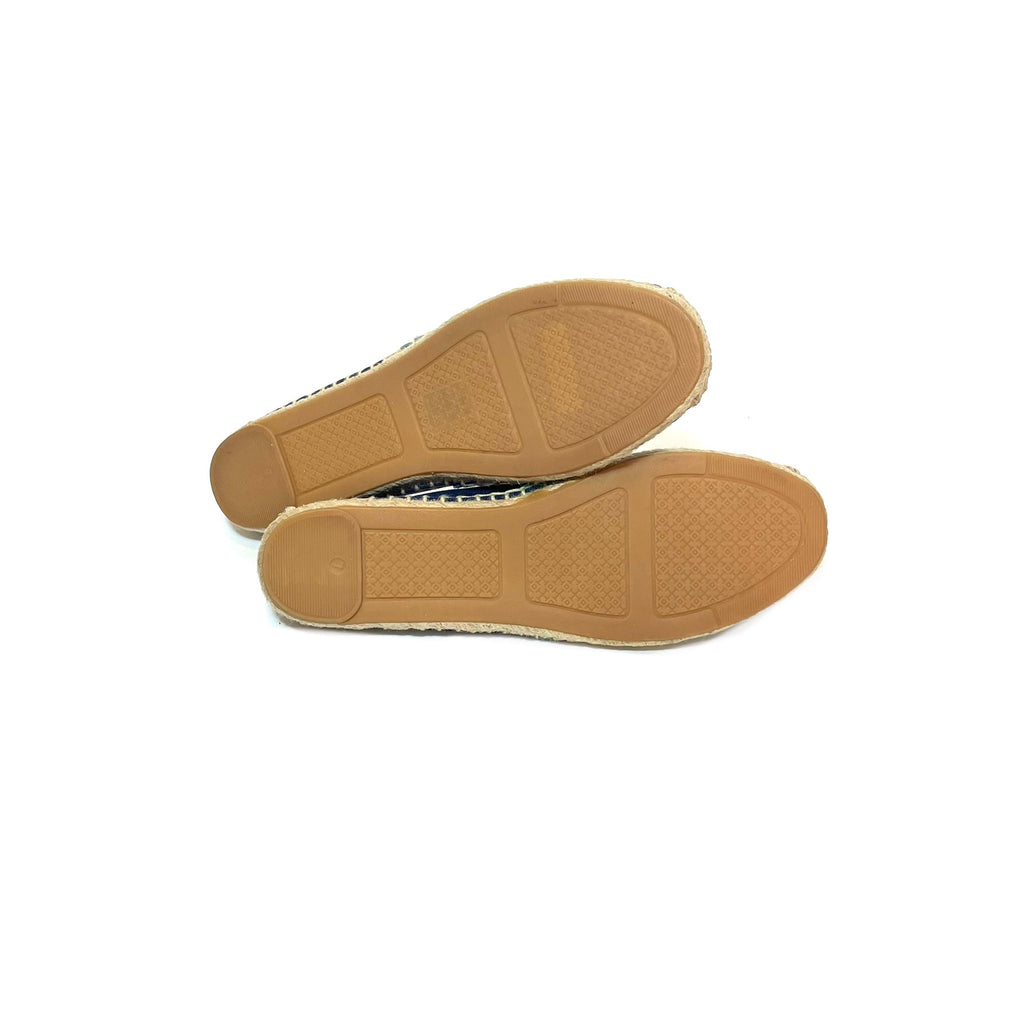 Tory Burch Navy 'Laguna' Espadrilles | Like New |