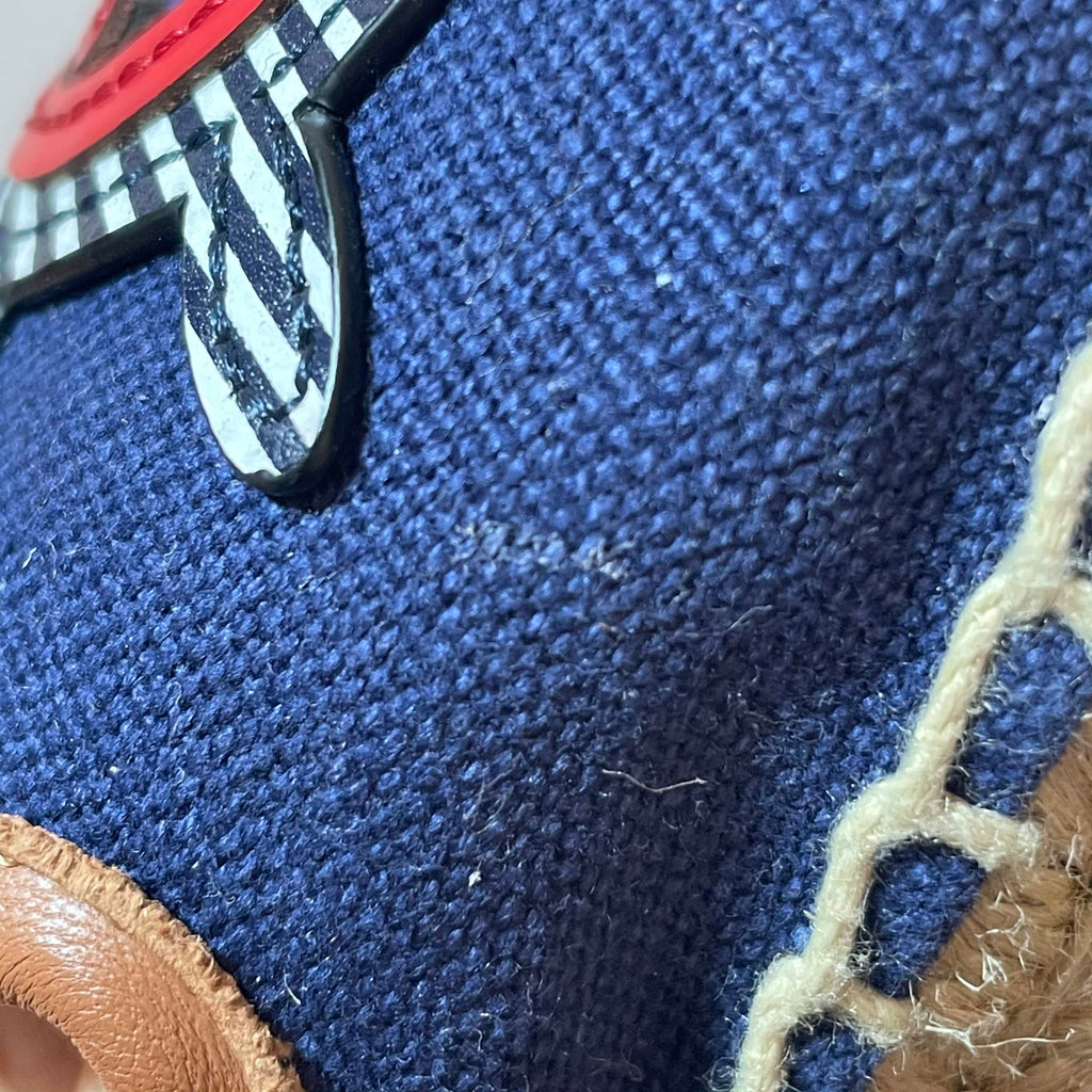 Tory Burch Navy Anchor Espadrilles | Gently Used |