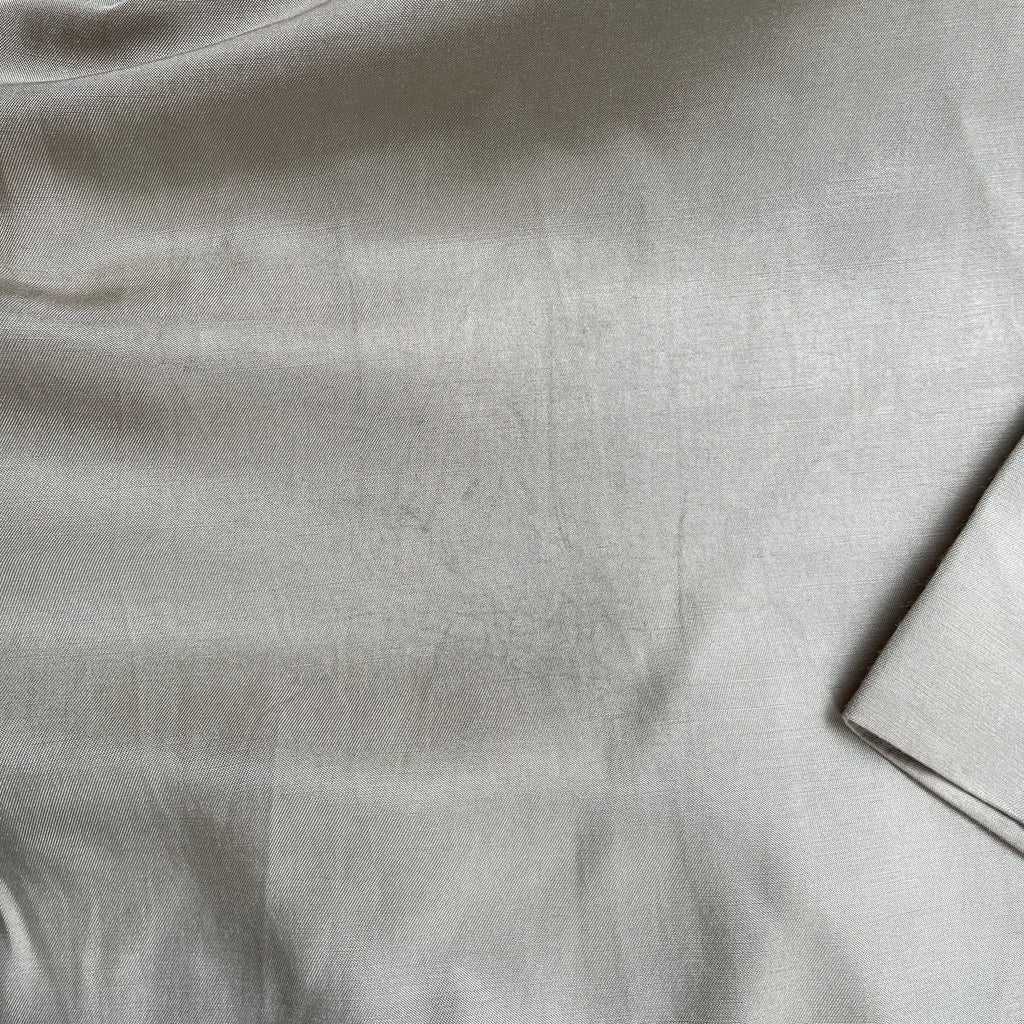 H&M Green-Grey Satin Tunic | Pre Loved |