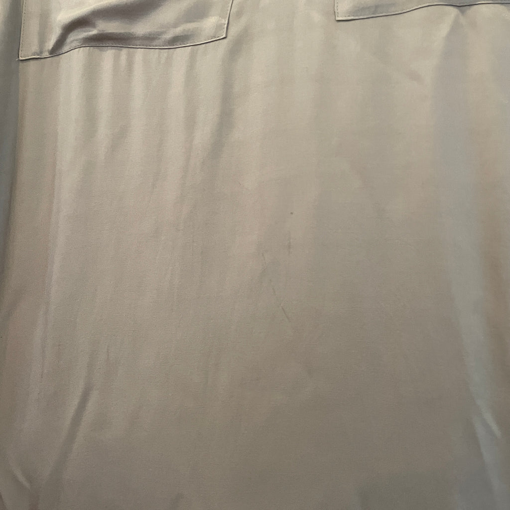 H&M Green-Grey Satin Tunic | Pre Loved |