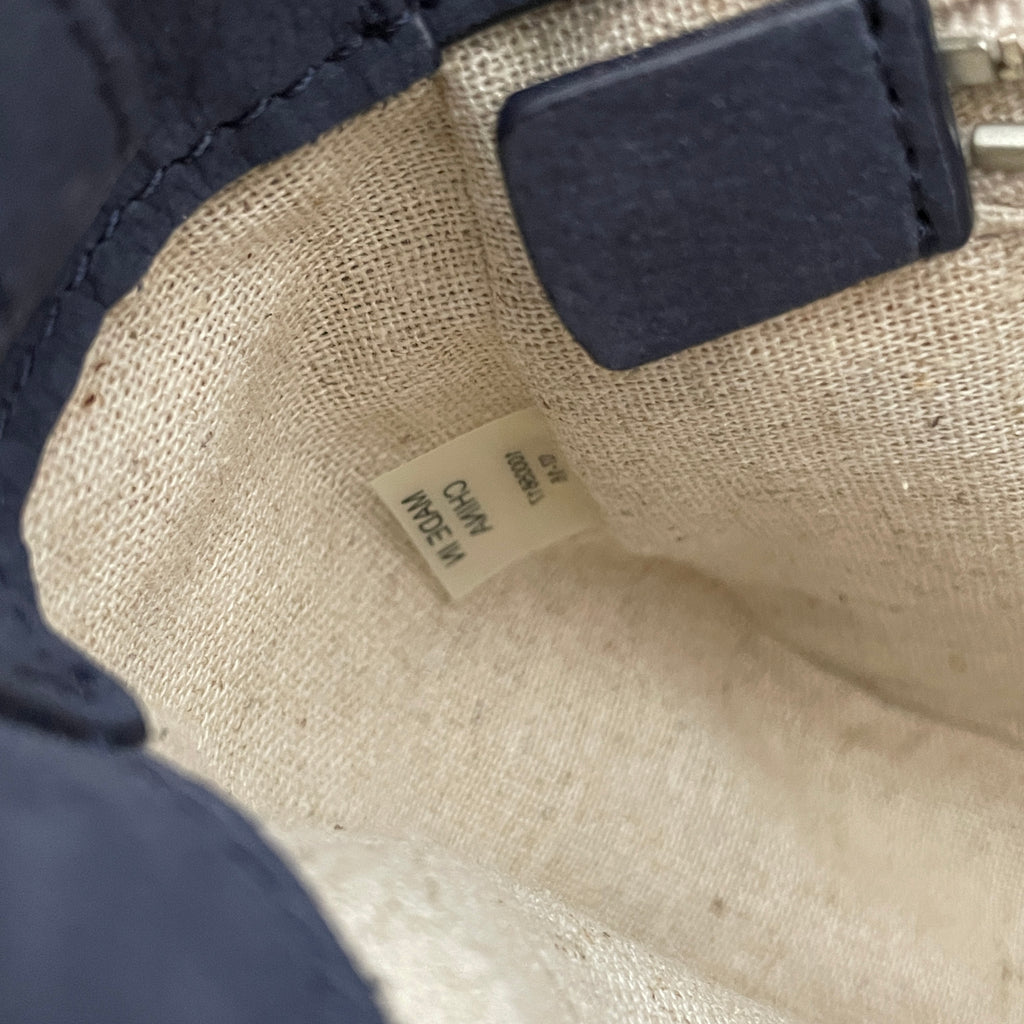 Tory Burch Blue Suede & Leather Tassel Saddle Bag | Pre Loved |