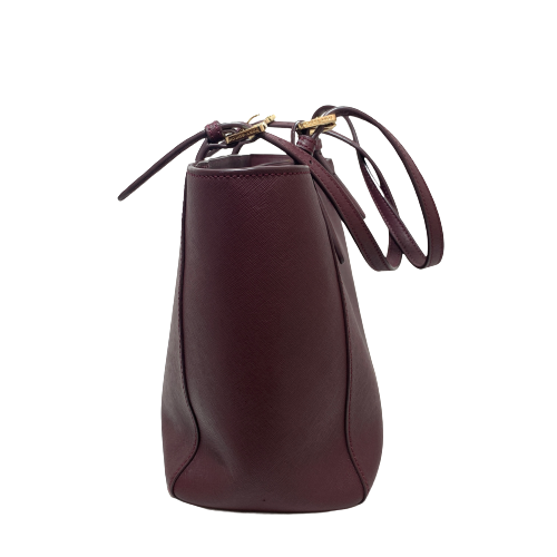 Tory Burch 'York' Oxblood Saffiano Leather Tote | Gently Used |