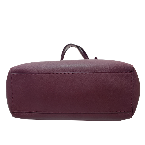 Tory Burch 'York' Oxblood Saffiano Leather Tote | Gently Used |