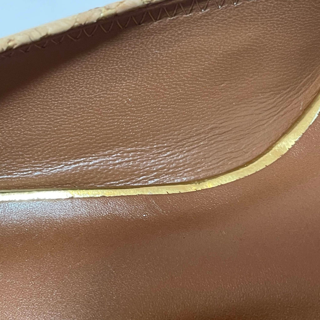 Tory Burch REVA Cork & Gold Ballet Flats | Brand New |