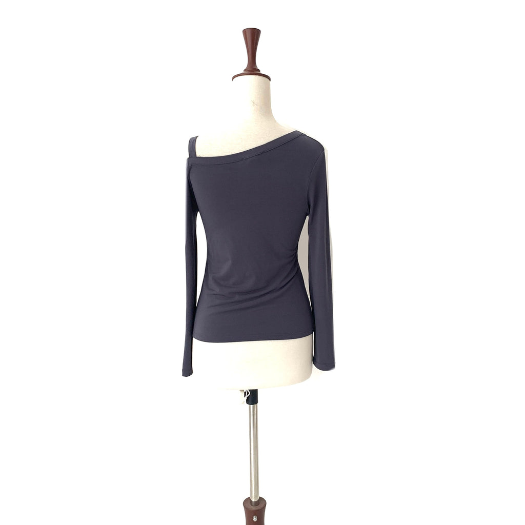 New Look Grey Knit One Shoulder Top | Pre Loved |