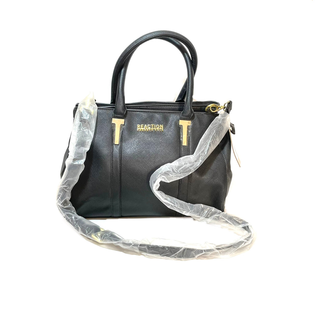Reaction by Kenneth Cole Black Satchel | Brand New |