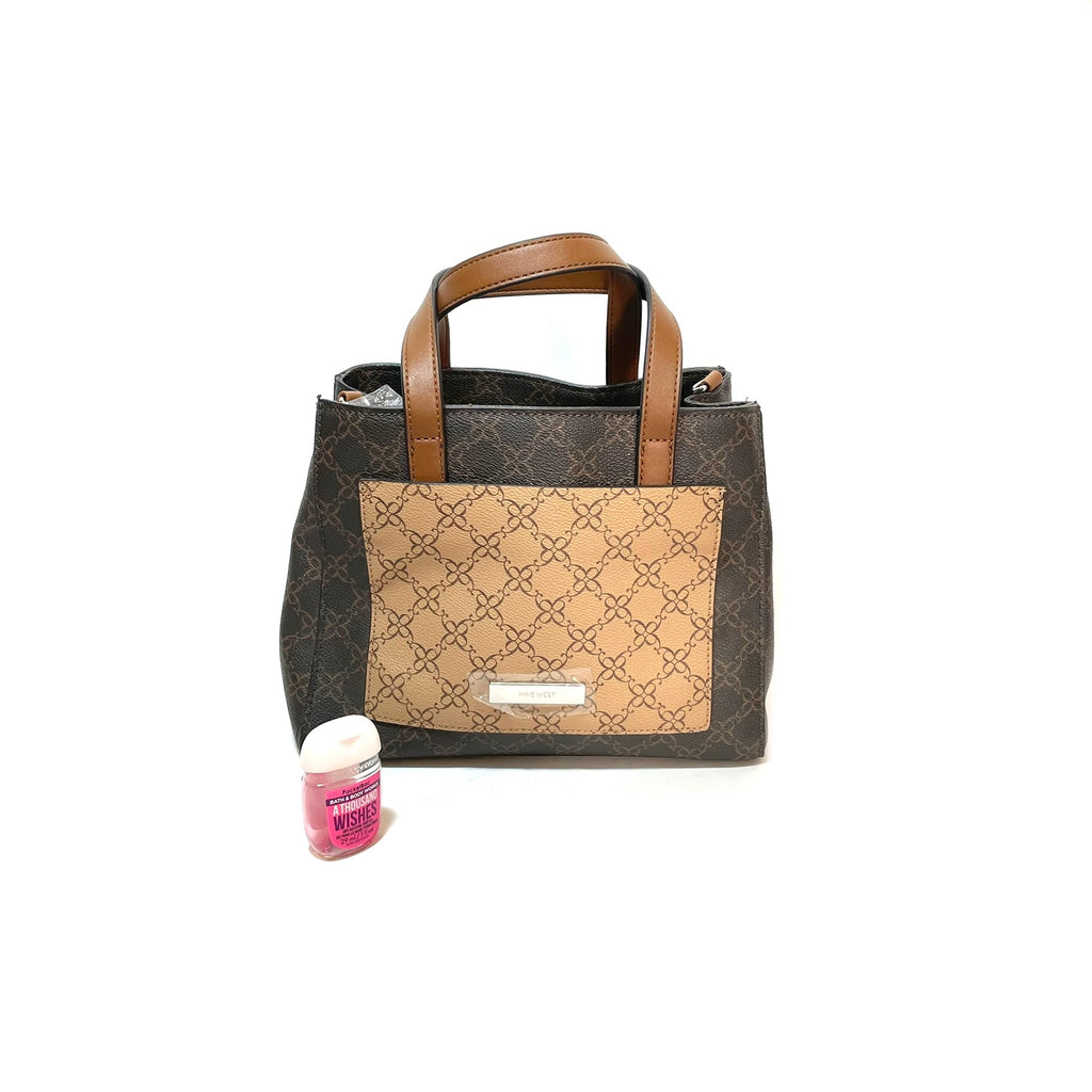 Nine West Brown Satchel Tote | Brand New |