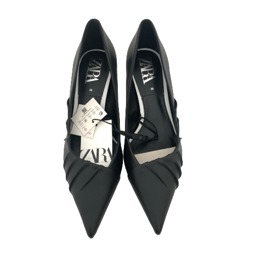 ZARA Black Pointed Pumps | Brand New |