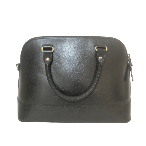 Kate Spade Black Leather Dome Satchel | Pre Loved |
