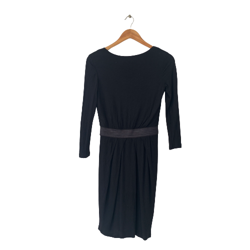 Mango Black Cowl-Neck Knit Dress | Gently Used |