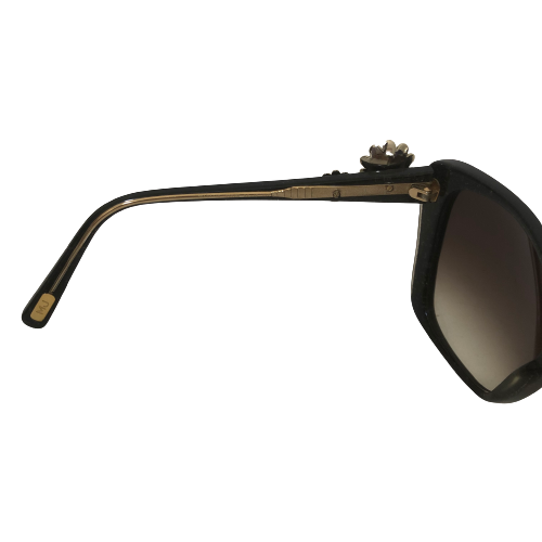 Marc Jacobs Black Daisy Sunglasses | Pre Loved |