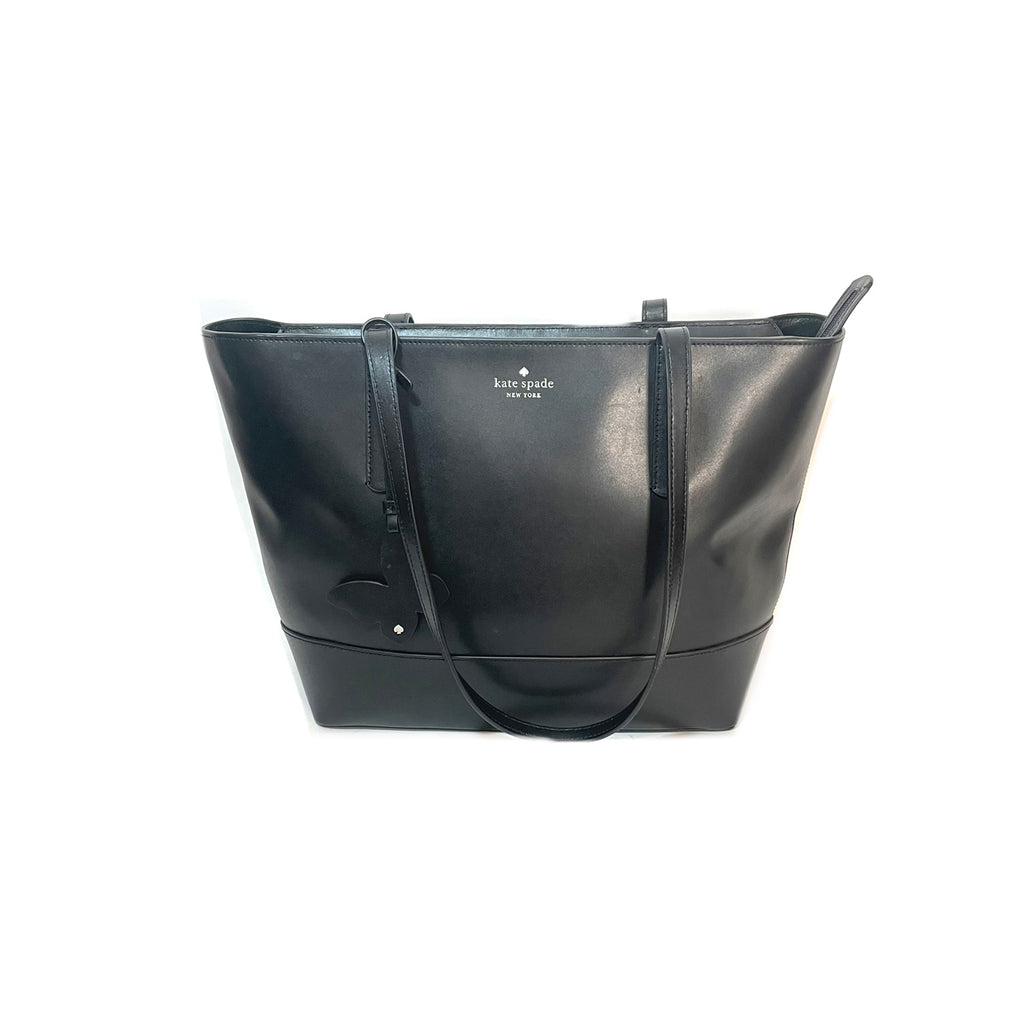 Kate Spade Black Leather 'Adley' Tote | Gently Used |