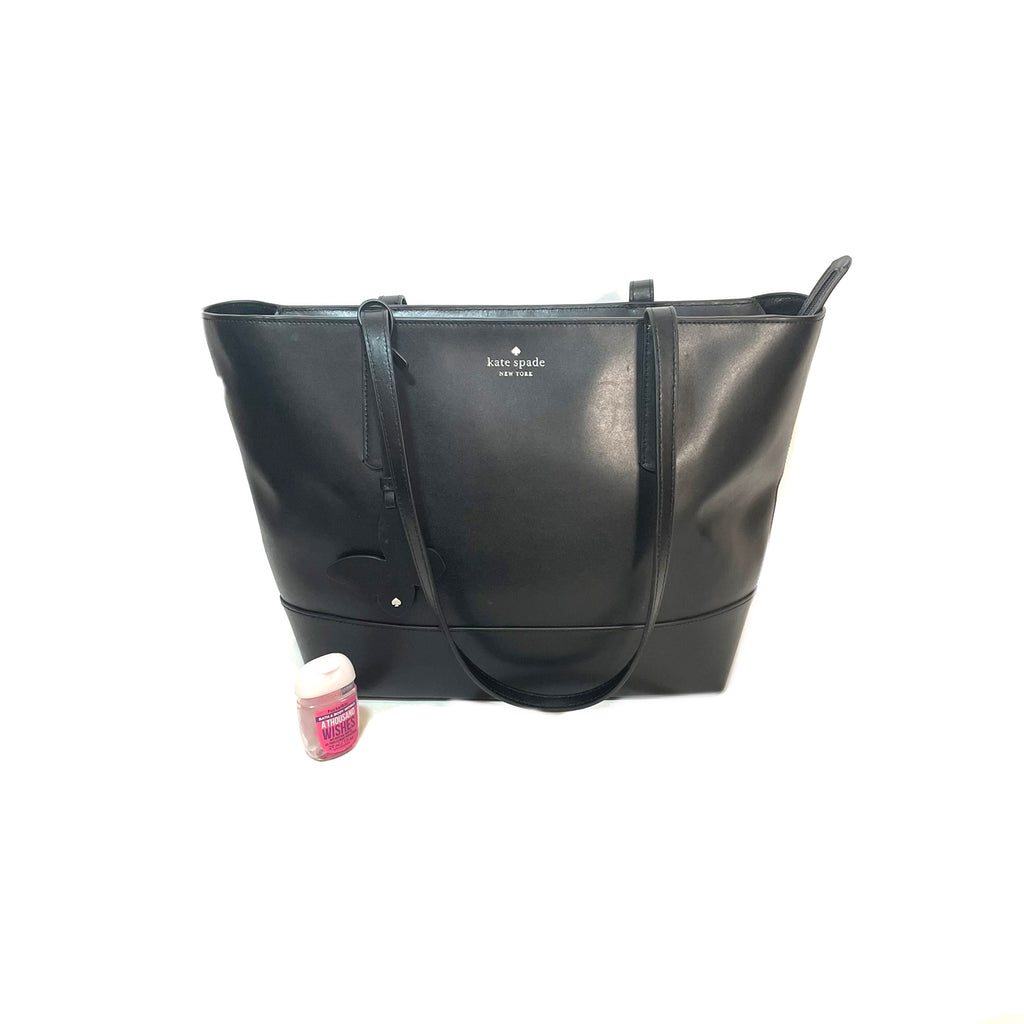 Kate Spade Black Leather 'Adley' Tote | Gently Used |