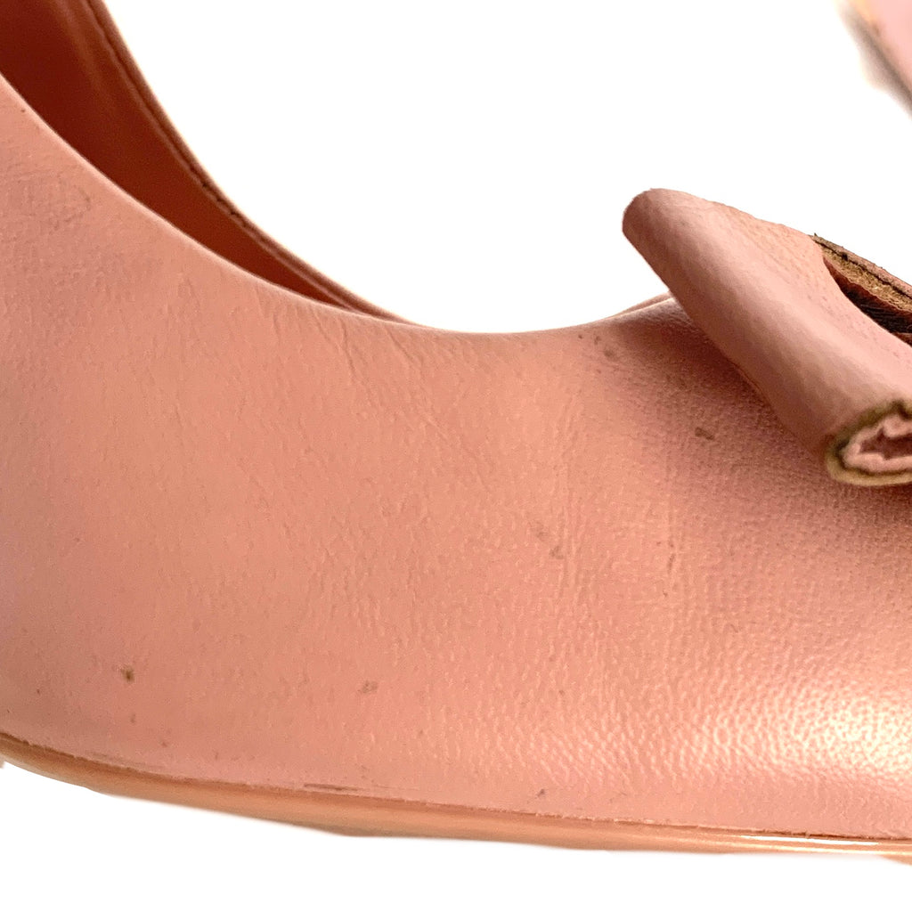 Ted Baker Pink Leather Pointed Pumps | Pre Loved |