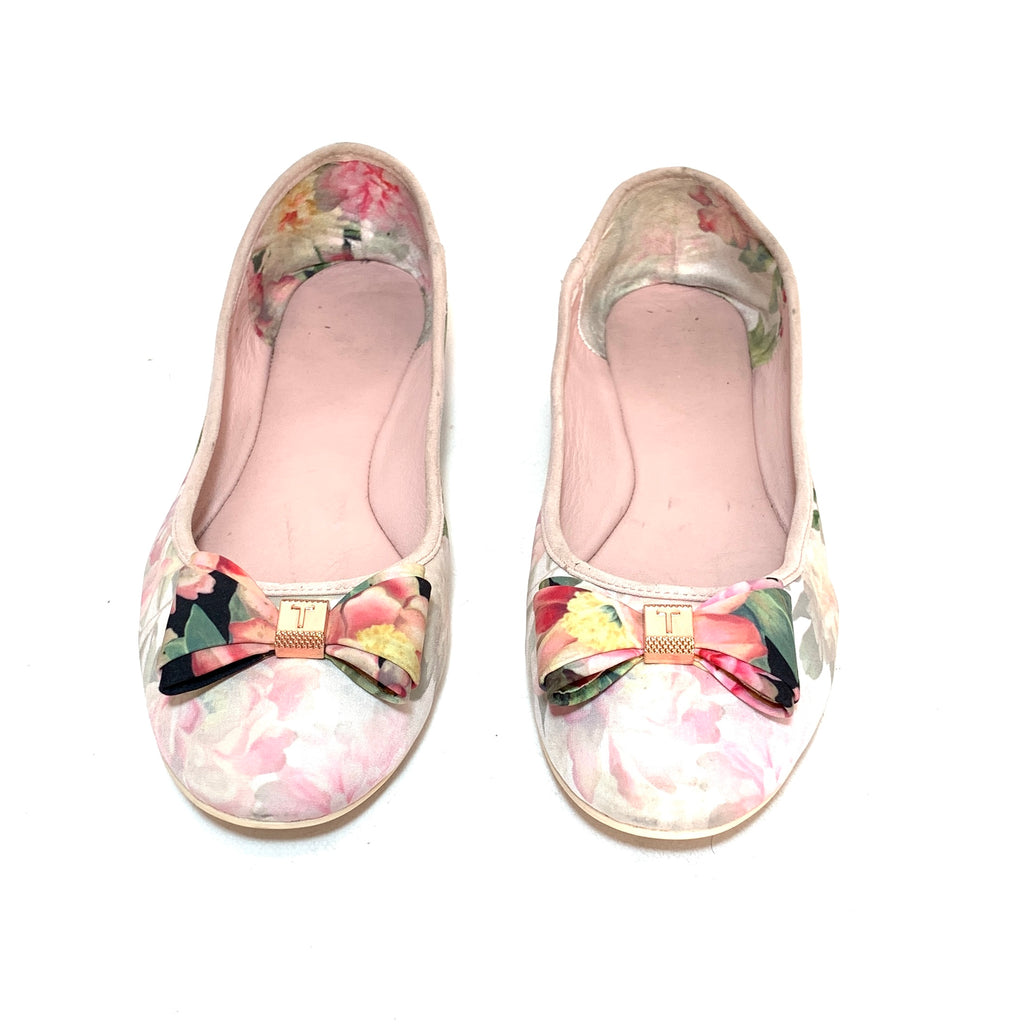 Ted Baker Pink Printed Ballet Flats | Pre Loved |