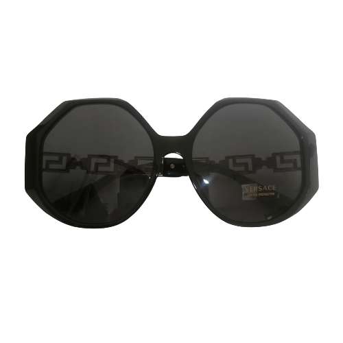 Versace Black Havana '4395 F' Sunglasses | Brand New |