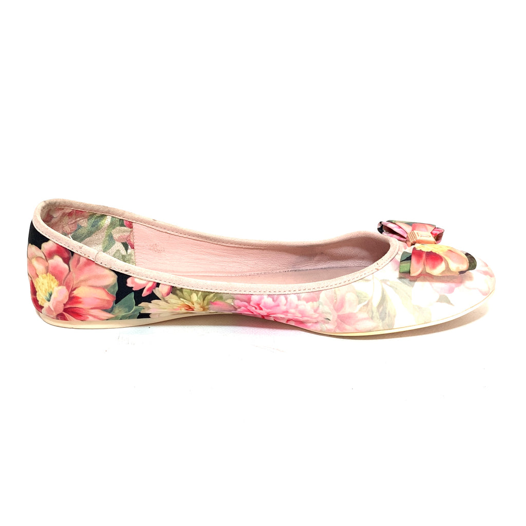 Ted Baker Pink Printed Ballet Flats | Pre Loved |