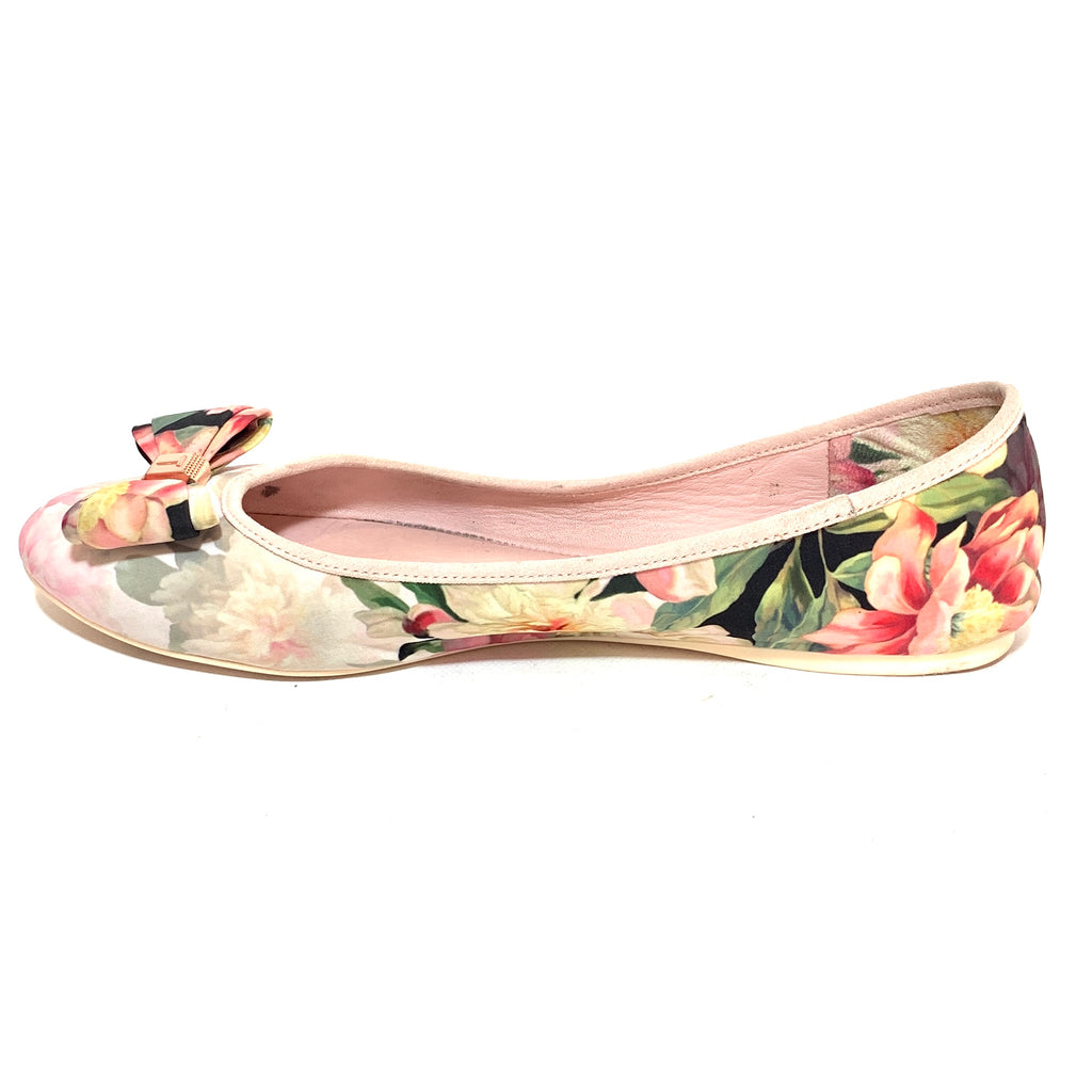 Ted Baker Pink Printed Ballet Flats | Pre Loved |