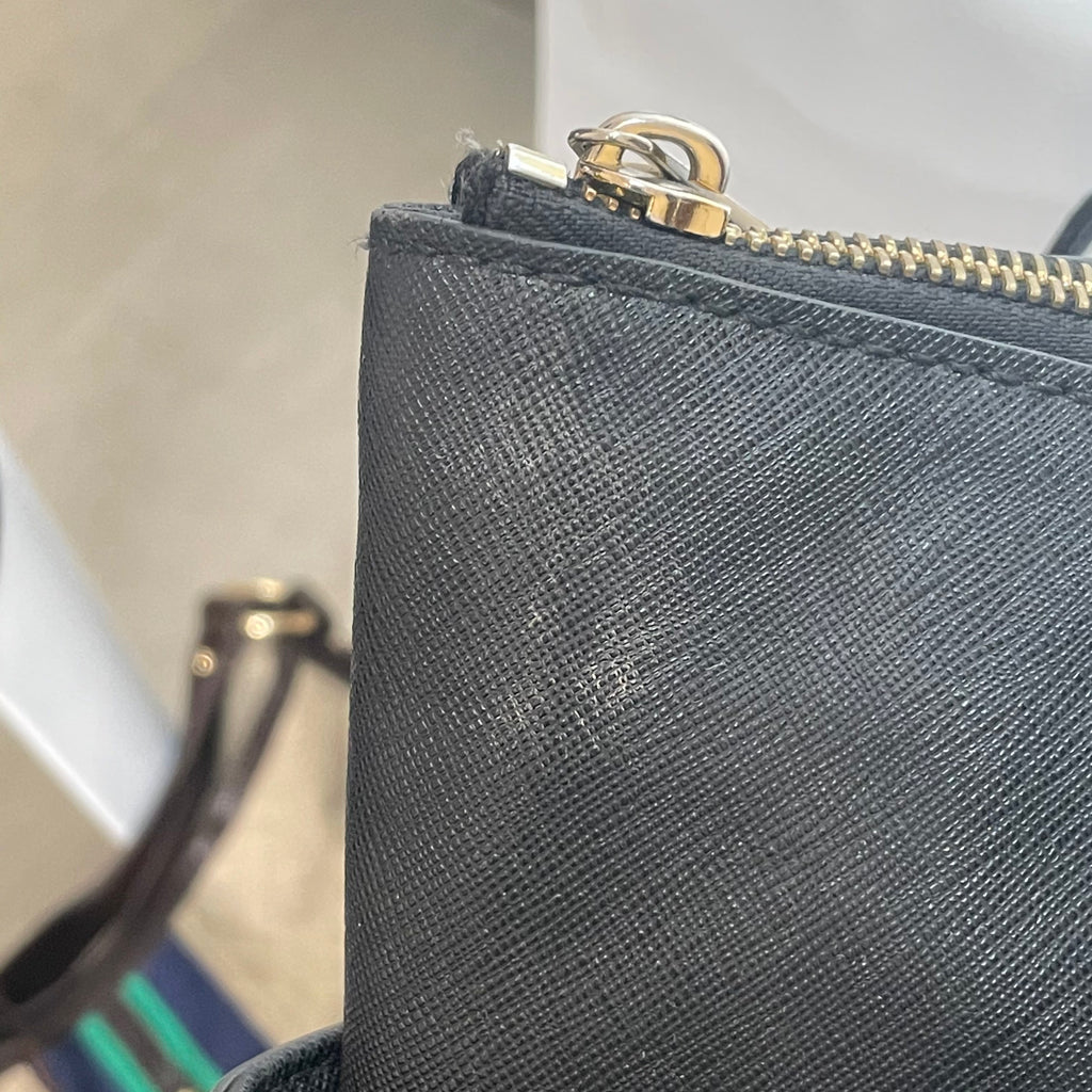 Michael Kors Black Leather Jet Set Medium Tote | Pre Loved |