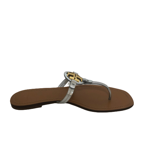 Tory Burch Metallic 'Mini Miller' Thong Sandals | Pre Loved |