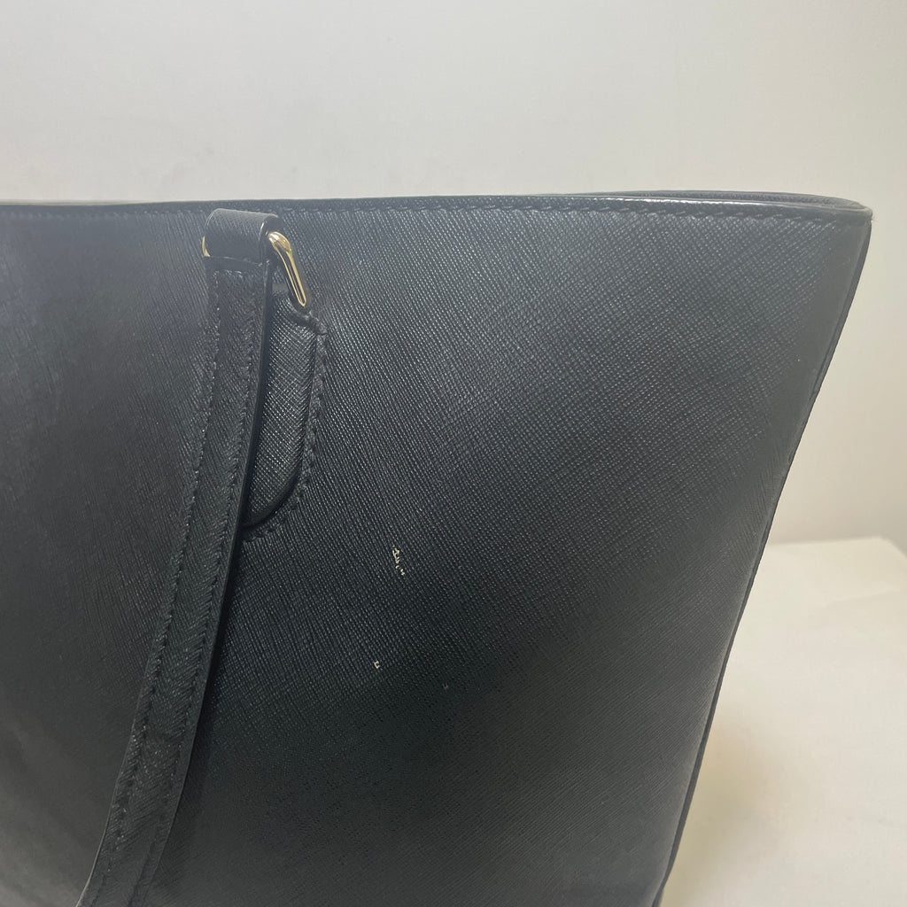 Kate Spade Black Saffiano Leather Shoulder Bag | Pre Loved |