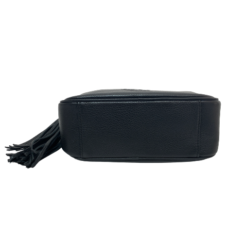 Tory Burch Black Leather 'Bombe' Crossbody Bag | Brand New |