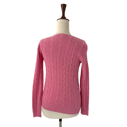 Polo Ralph Lauren Pink Cashmere Mix Sweater | Like New |