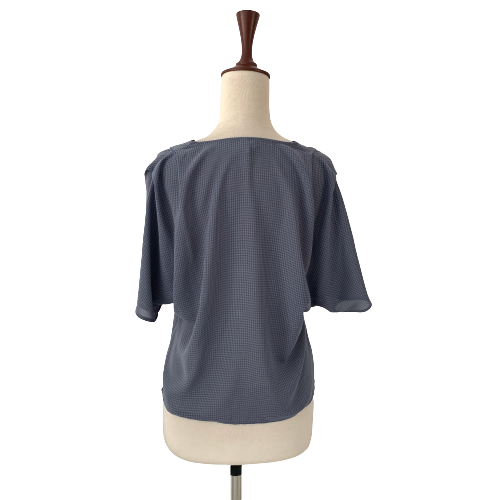 Mango Grey Check Top | Gently Used |