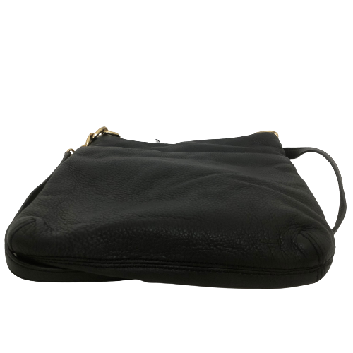 Michael Kors Black Leather Crossbody Bag | Pre Loved |