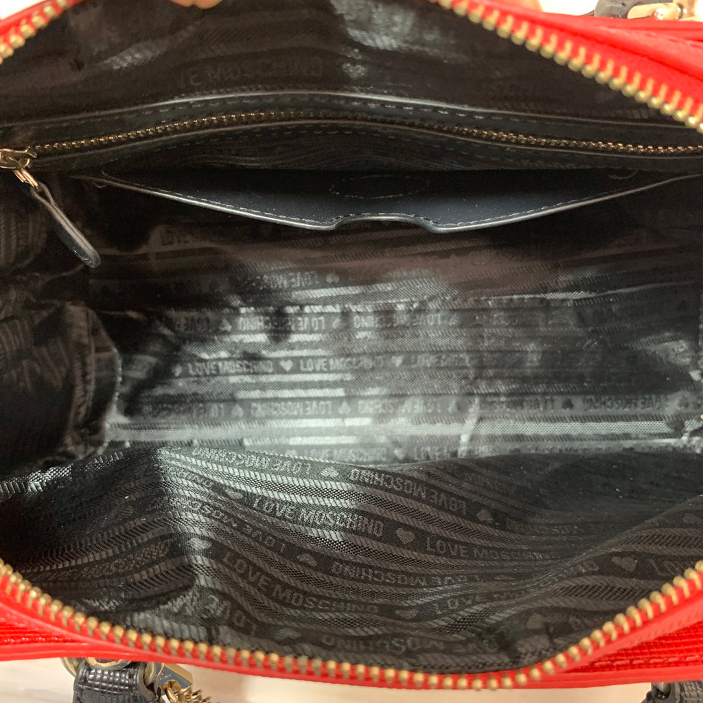 Love Moschino Tri-colour Heart Tote | Gently Used |