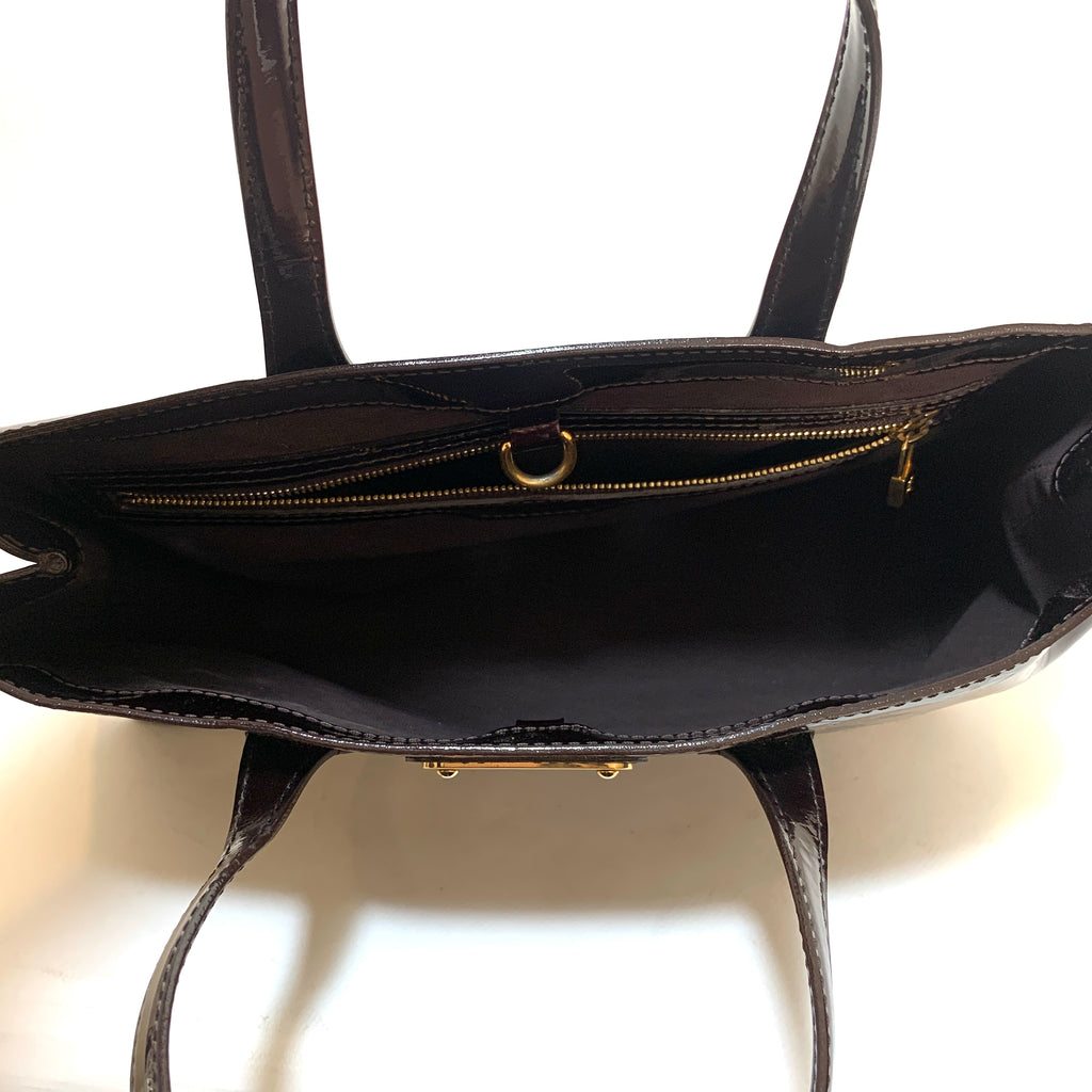 Louis Vuitton Monogram Vernis Wilshire PM Bag | Pre Loved |