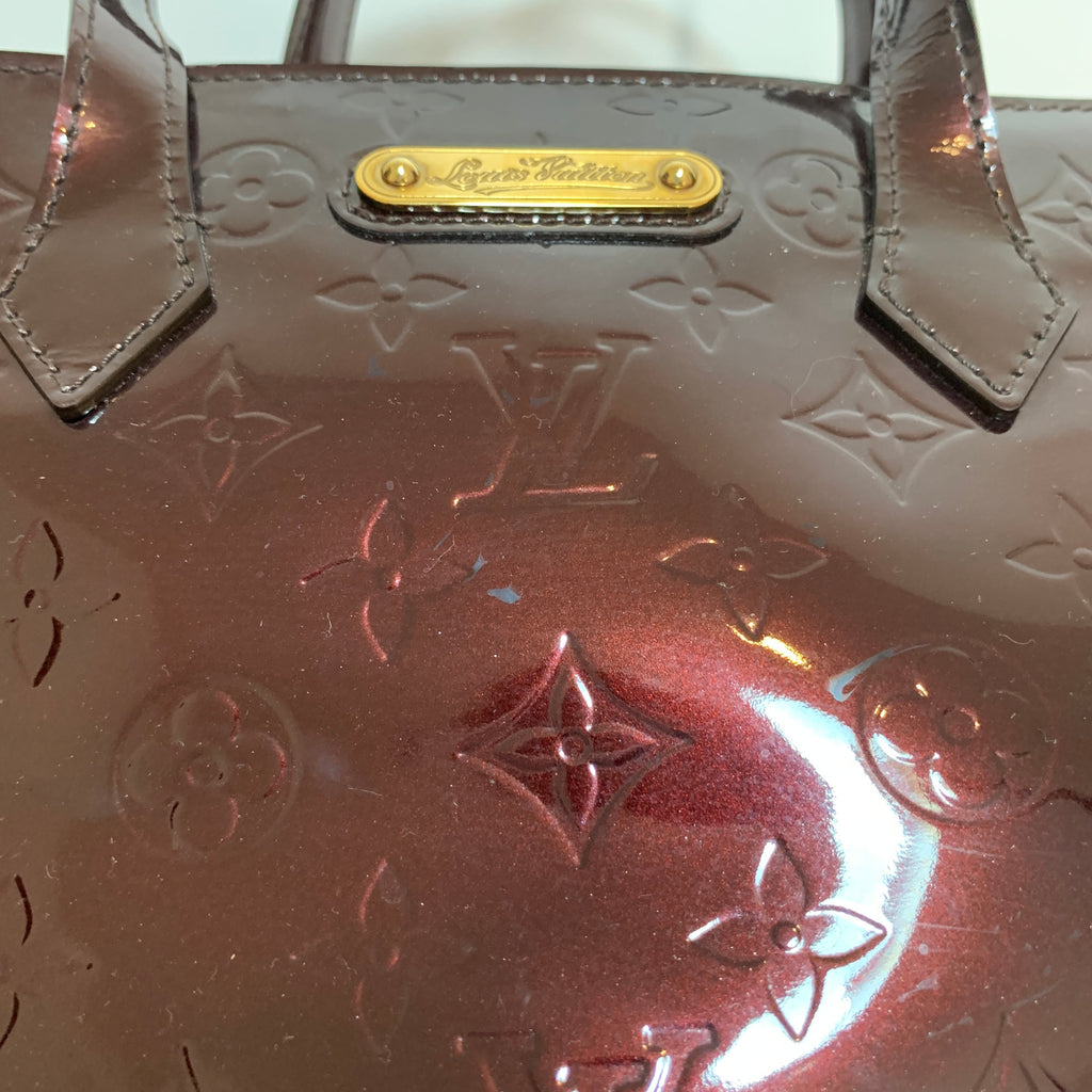 Louis Vuitton Monogram Vernis Wilshire PM Bag | Pre Loved |