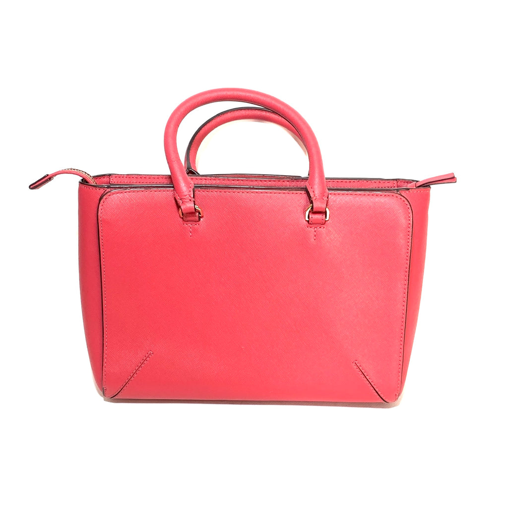 Tory Burch Small 'Robinson' Pink Leather Satchel | Gently Used |