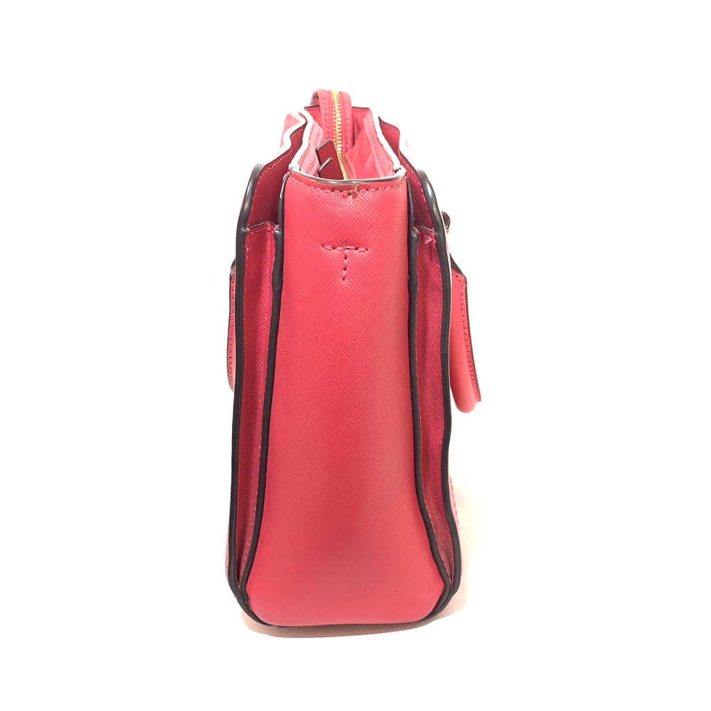 Tory Burch Small 'Robinson' Pink Leather Satchel | Gently Used |