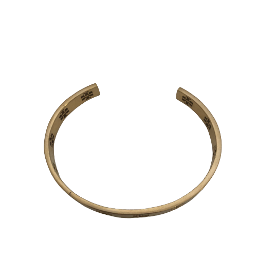 Tory Burch Gold Logo Slim Cuff | Gently Used |