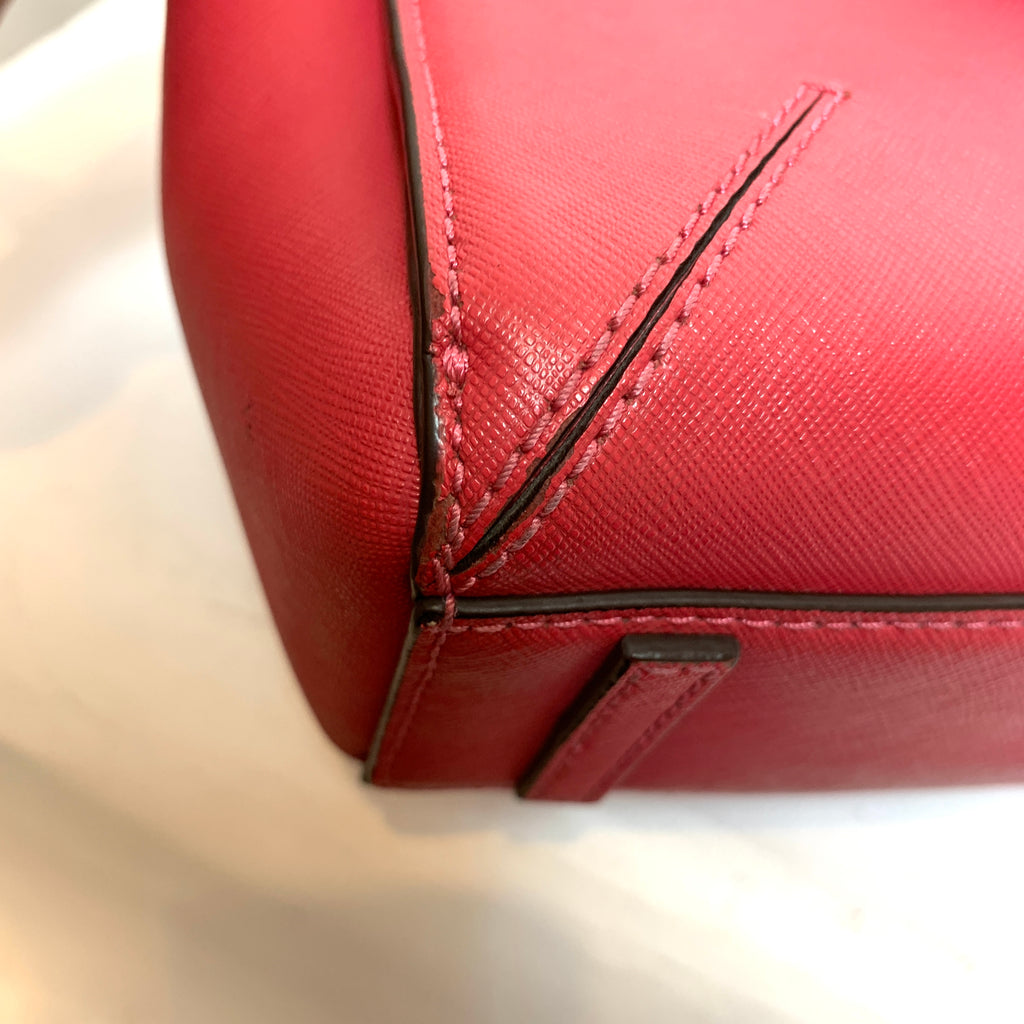 Tory Burch Small 'Robinson' Pink Leather Satchel | Gently Used |